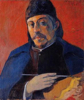 保羅 高更 Self Portrait with Palette